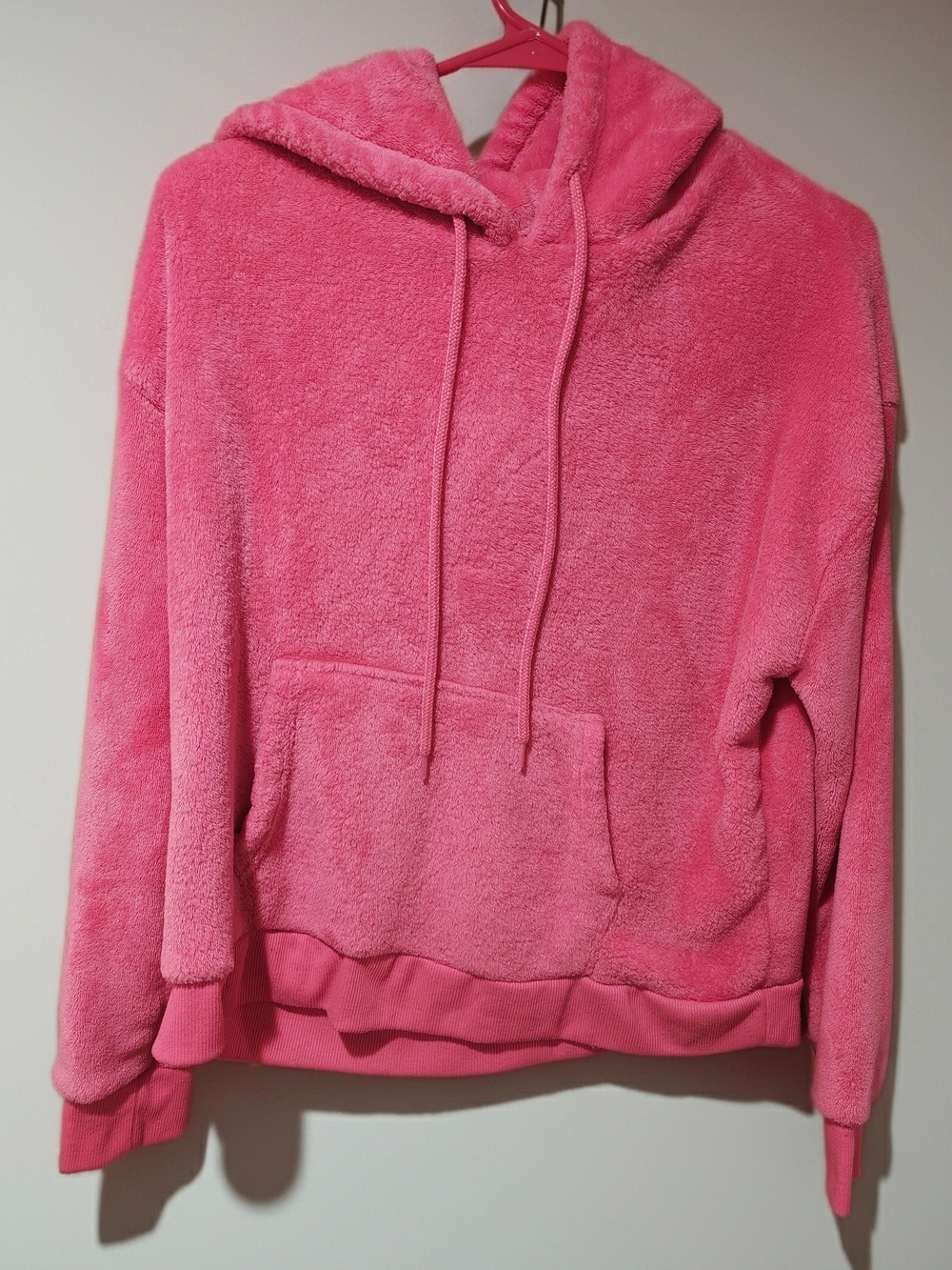 No Boundaries Plush Hot Pink Hoodie - Women Tops